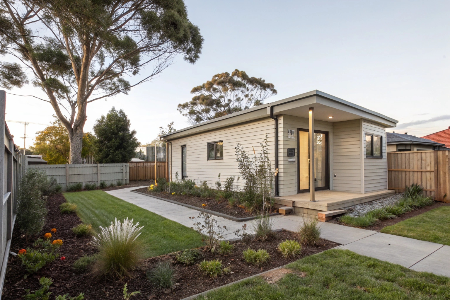 Granny flat concrete slab foundation Woden Valley Canberra